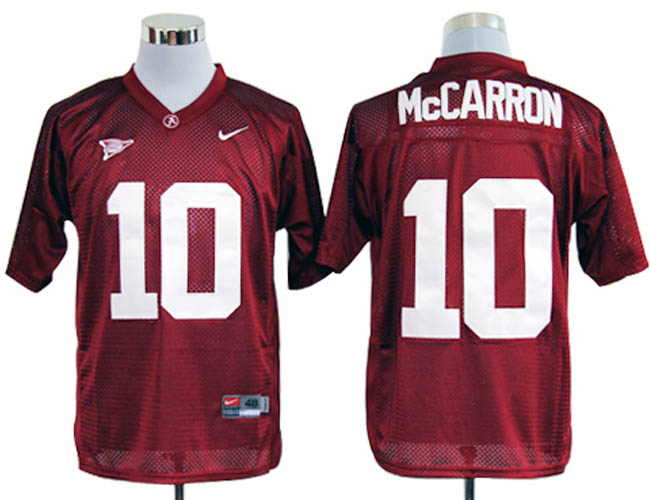 Alabama Crimson Tide #10 AJ McCarron Red NCAA Jerseys,We sell and wholesale Alabama Crimson Tide #10 AJ McCarron Red NCAA Jerseys on line form chian!
