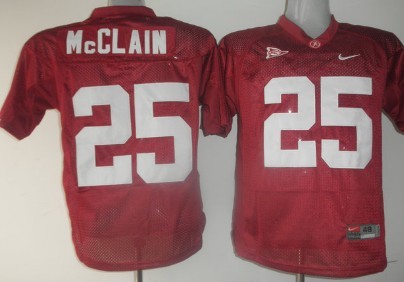 Alabama Crimson Tide #25 McClain Red NCAA Jerseys,We sell and wholesale Alabama Crimson Tide #25 McClain Red NCAA Jerseys on line form chian!