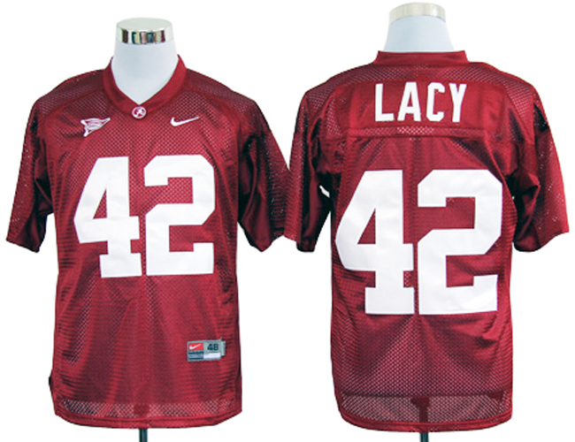 Alabama Crimson Tide #42 Eddie Lacy Red NCAA Jerseys,We sell and wholesale Alabama Crimson Tide #42 Eddie Lacy Red NCAA Jerseys on line form chian!
