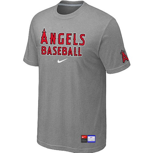 Anaheim Angeles L.Grey Nike Short Sleeve Practice T-Shirt,We sell and wholesale Anaheim Angeles L.Grey Nike Short Sleeve Practice T-Shirt on line form chian!