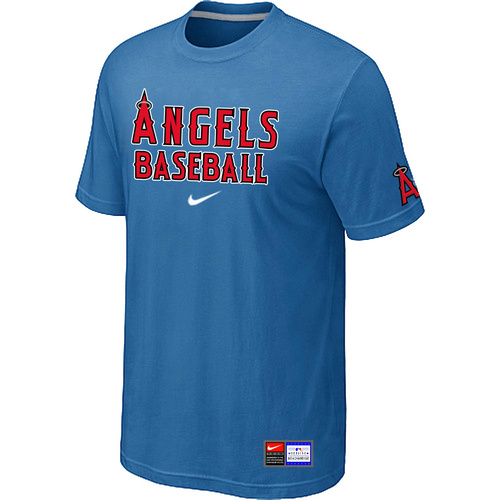 Anaheim Angeles light Blue Nike Short Sleeve Practice T-Shirt,We sell and wholesale Anaheim Angeles light Blue Nike Short Sleeve Practice T-Shirt on line form chian!