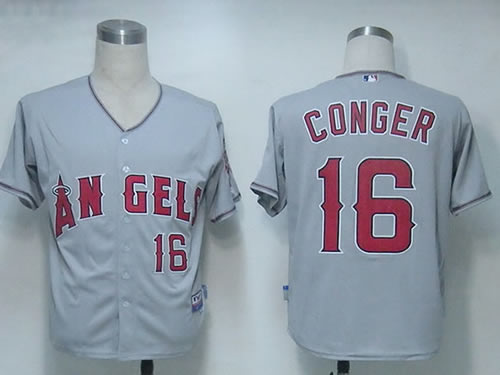 Anaheim Angels #16 Conger Grey Cool Base Jerseys,We sell and wholesale Anaheim Angels #16 Conger Grey Cool Base Jerseys on line form chian!