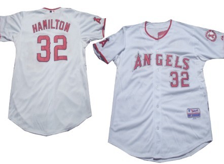 Anaheim Angels #32 Josh Hamilton White Jerseys,We sell and wholesale Anaheim Angels #32 Josh Hamilton White Jerseys on line form chian!