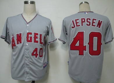 Anaheim Angels #40 Jepsen Gray Jerseys,We sell and wholesale Anaheim Angels #40 Jepsen Gray Jerseys on line form chian!