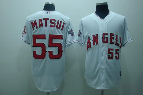 Anaheim Angels #55 Matsui white Jerseys,We sell and wholesale Anaheim Angels #55 Matsui white Jerseys on line form chian!