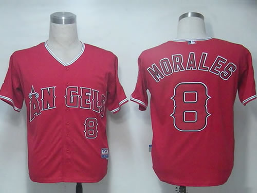 Anaheim Angels #8 Morales Red Cool Base Jerseys,We sell and wholesale Anaheim Angels #8 Morales Red Cool Base Jerseys on line form chian!