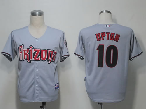 Arizona Diamondbacks #10 Upton Grey Cool Base Jerseys,We sell and wholesale Arizona Diamondbacks #10 Upton Grey Cool Base Jerseys on line form chian!