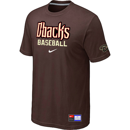 Arizona Diamondbacks Crimson Brown Nike Short Sleeve Practice T-Shirt,We sell and wholesale Arizona Diamondbacks Crimson Brown Nike Short Sleeve Practice T-Shirt on line form chian!