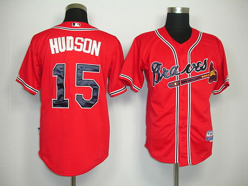 Atlanta Braves #15 Hudson Red Jerseys,We sell and wholesale Atlanta Braves #15 Hudson Red Jerseys on line form chian!