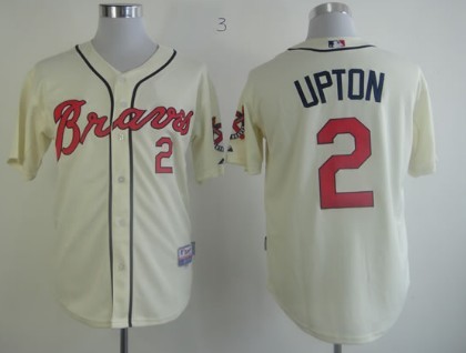 Atlanta Braves #2 B.J. Upton Cream Jerseys,We sell and wholesale Atlanta Braves #2 B.J. Upton Cream Jerseys on line form chian!