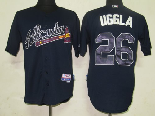 Atlanta Braves #26 Uggla black Jerseys,We sell and wholesale Atlanta Braves #26 Uggla black Jerseys on line form chian!