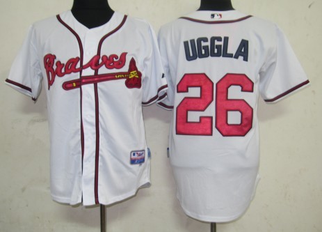 Atlanta Braves #26 Uggla white Jerseys,We sell and wholesale Atlanta Braves #26 Uggla white Jerseys on line form chian!