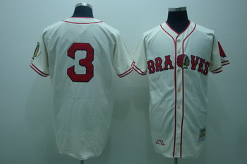 Atlanta Braves #3 Babe Ruth cream Throwback Jerseys,We sell and wholesale Atlanta Braves #3 Babe Ruth cream Throwback Jerseys on line form chian!