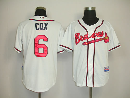Atlanta Braves #6 Cox cream white Jerseys,We sell and wholesale Atlanta Braves #6 Cox cream white Jerseys on line form chian!
