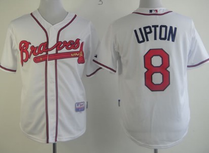Atlanta Braves #8 Justin Upton White Jerseys,We sell and wholesale Atlanta Braves #8 Justin Upton White Jerseys on line form chian!