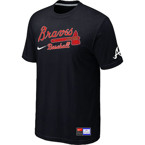 Atlanta Braves Black Nike Short Sleeve Practice T-Shirt,We sell and wholesale Atlanta Braves Black Nike Short Sleeve Practice T-Shirt on line form chian!