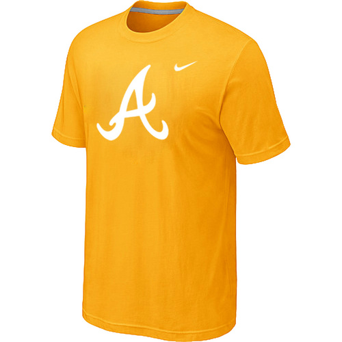 Atlanta Braves Heathered Nike Yellow Blended T-Shirt,We sell and wholesale Atlanta Braves Heathered Nike Yellow Blended T-Shirt on line form chian!