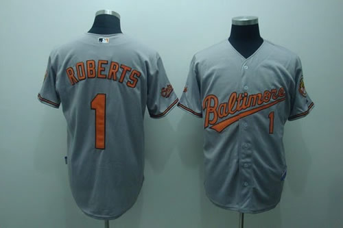 Baltimore Orioles #1 Roberts gray Jerseys,We sell and wholesale Baltimore Orioles #1 Roberts gray Jerseys on line form chian!