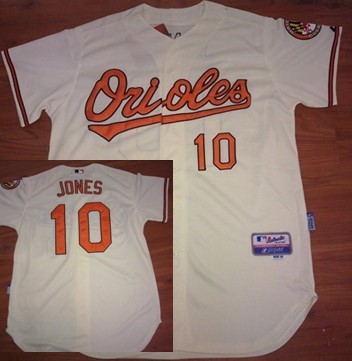 Baltimore Orioles #10 Adam Jones Cream Jerseys,We sell and wholesale Baltimore Orioles #10 Adam Jones Cream Jerseys on line form chian!