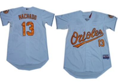 Baltimore Orioles #13 Manny Machado White Jerseys,We sell and wholesale Baltimore Orioles #13 Manny Machado White Jerseys on line form chian!