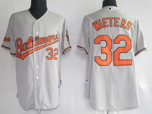 Baltimore Orioles #32 Wieters grey Jerseys,We sell and wholesale Baltimore Orioles #32 Wieters grey Jerseys on line form chian!