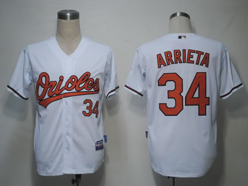 Baltimore Orioles #34 Arrieta White Cool Base Jerseys,We sell and wholesale Baltimore Orioles #34 Arrieta White Cool Base Jerseys on line form chian!