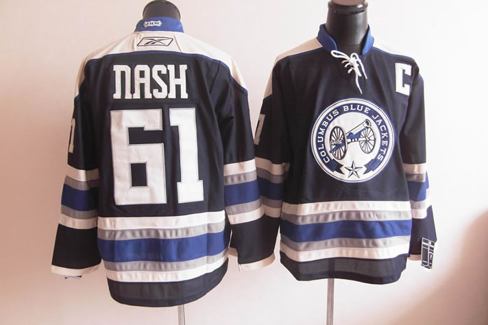 Blue Jackets #61 NASH Dark Blue Jerseys 3rd ,We sell and wholesale Blue Jackets #61 NASH Dark Blue Jerseys 3rd  on line form chian!