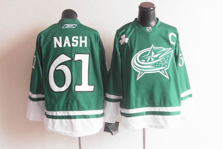 Blue Jackets #61 NASH green Jerseys,We sell and wholesale Blue Jackets #61 NASH green Jerseys on line form chian!