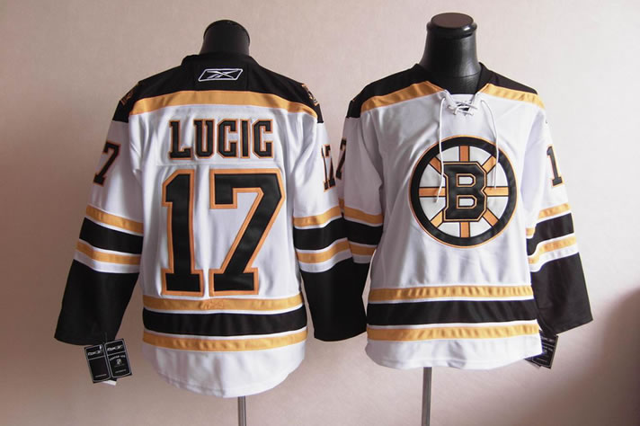 Boston Bruins #17 lucic white Jerseys,We sell and wholesale Boston Bruins #17 lucic white Jerseys on line form chian!