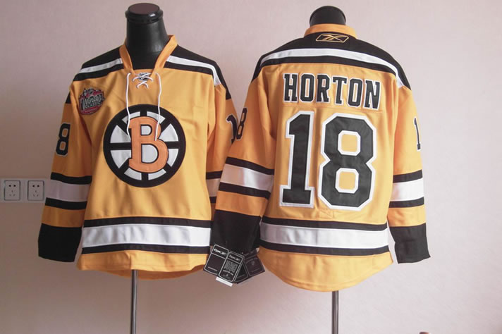 Boston Bruins #18 horton Yellow CLASSIC Jerseys,We sell and wholesale Boston Bruins #18 horton Yellow CLASSIC Jerseys on line form chian!