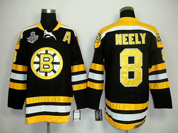 Boston Bruins #8 Neely Black A&final patch CCM Jerseys,We sell and wholesale Boston Bruins #8 Neely Black A&final patch CCM Jerseys on line form chian!