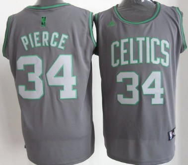 Boston Celtics #34 Paul Pierce Gray Shadow Jerseys,We sell and wholesale Boston Celtics #34 Paul Pierce Gray Shadow Jerseys on line form chian!