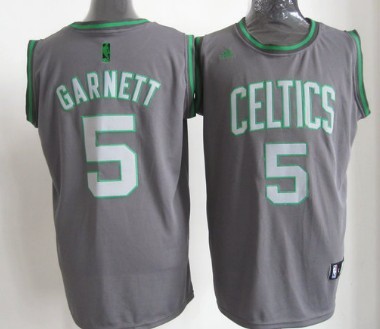 Boston Celtics #5 Kevin Garnett Gray Shadow Jerseys,We sell and wholesale Boston Celtics #5 Kevin Garnett Gray Shadow Jerseys on line form chian!