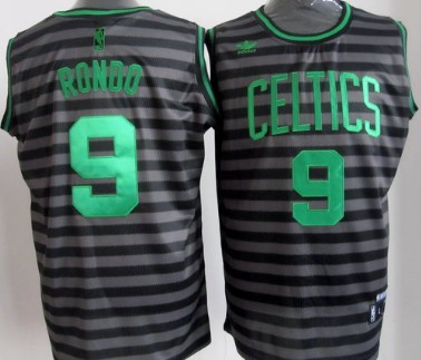 Boston Celtics #9 Rajon Rondo Gray With Black Pinstripe Jerseys,We sell and wholesale Boston Celtics #9 Rajon Rondo Gray With Black Pinstripe Jerseys on line form chian!