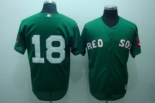 Boston Red Sox #18 Daisuke Matsuzaka Green Jerseys,We sell and wholesale Boston Red Sox #18 Daisuke Matsuzaka Green Jerseys on line form chian!