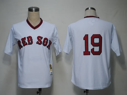 Boston Red Sox #19 Beckett white M&N Jerseys,We sell and wholesale Boston Red Sox #19 Beckett white M&N Jerseys on line form chian!