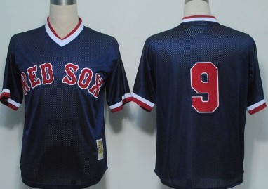 Boston Red Sox #9 Ted Williams Navy Blue Throwabck Jerseys,We sell and wholesale Boston Red Sox #9 Ted Williams Navy Blue Throwabck Jerseys on line form chian!