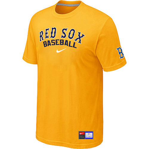 Boston Red Sox Yellow Nike Short Sleeve Practice T-Shirt,We sell and wholesale Boston Red Sox Yellow Nike Short Sleeve Practice T-Shirt on line form chian!