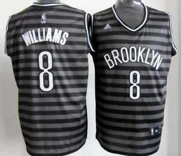 Brooklyn Nets #8 Deron Williams Gray With Black Pinstripe Jerseys,We sell and wholesale Brooklyn Nets #8 Deron Williams Gray With Black Pinstripe Jerseys on line form chian!