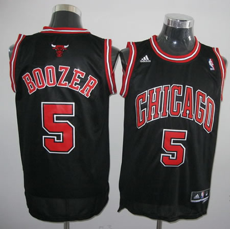 Bulls #5 Boozer black Jerseys,We sell and wholesale Bulls #5 Boozer black Jerseys on line form chian!