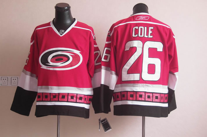 Carolina Hurricanes #26 cole red Jerseys,We sell and wholesale Carolina Hurricanes #26 cole red Jerseys on line form chian!