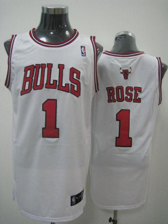 Chicago Bulls #1 Derek Rose white Jerseys fans edition,We sell and wholesale Chicago Bulls #1 Derek Rose white Jerseys fans edition on line form chian!
