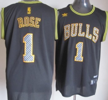 Chicago Bulls #1 Derrick Rose Black Electricity Fashion Jerseys,We sell and wholesale Chicago Bulls #1 Derrick Rose Black Electricity Fashion Jerseys on line form chian!