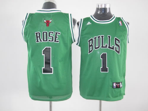 Chicago Bulls #1 Rose green Jerseys,We sell and wholesale Chicago Bulls #1 Rose green Jerseys on line form chian!