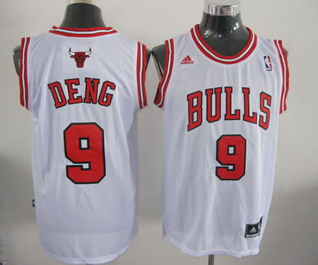Chicago Bulls #9 Deng white Jerseys,We sell and wholesale Chicago Bulls #9 Deng white Jerseys on line form chian!