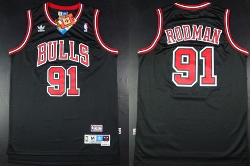 Chicago Bulls #91 Dennis Rodman Black With Bulls Throwback Swingman Jerseys,We sell and wholesale Chicago Bulls #91 Dennis Rodman Black With Bulls Throwback Swingman Jerseys on line form chian!