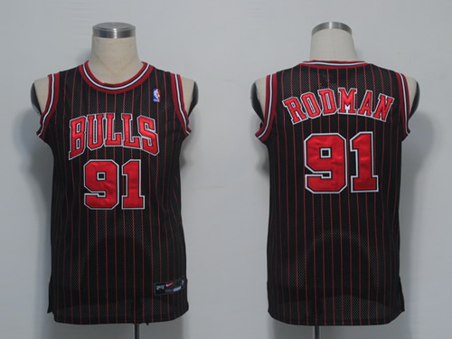 Chicago Bulls #91 Rodman black(red letters) strip swingman Jerseys,We sell and wholesale Chicago Bulls #91 Rodman black(red letters) strip swingman Jerseys on line form chian!