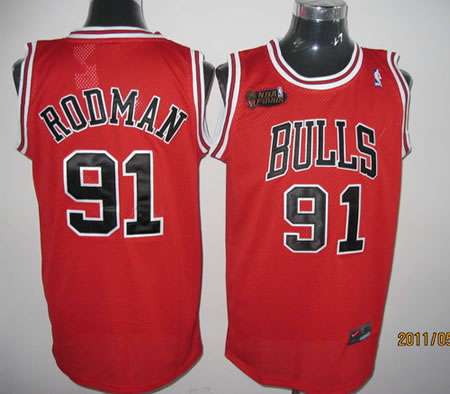 Chicago Bulls #91 Rodman red finals fans edition Jerseys,We sell and wholesale Chicago Bulls #91 Rodman red finals fans edition Jerseys on line form chian!