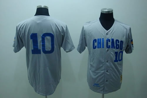 Chicago Cubs #10 Ronald Santo grey Jerseys,We sell and wholesale Chicago Cubs #10 Ronald Santo grey Jerseys on line form chian!