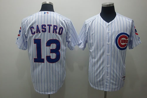 Chicago Cubs #13 Castro white Jerseys,We sell and wholesale Chicago Cubs #13 Castro white Jerseys on line form chian!
